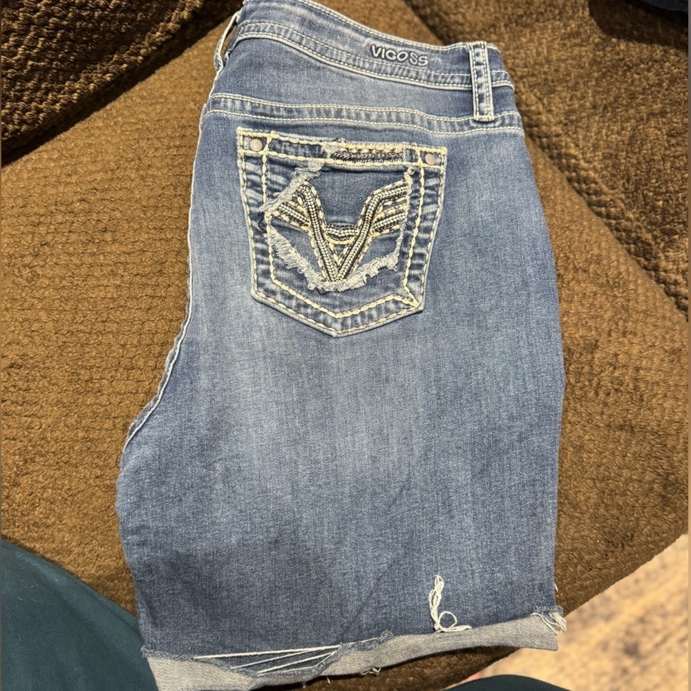 Vigoss Blue Denim Women's Shorts - Picture 5 of 5